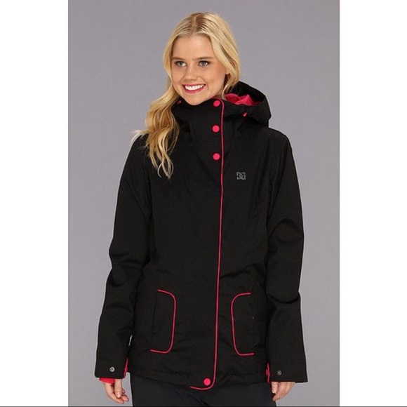 DC Black and Pink Winter Jacket - Picture 1 of 6